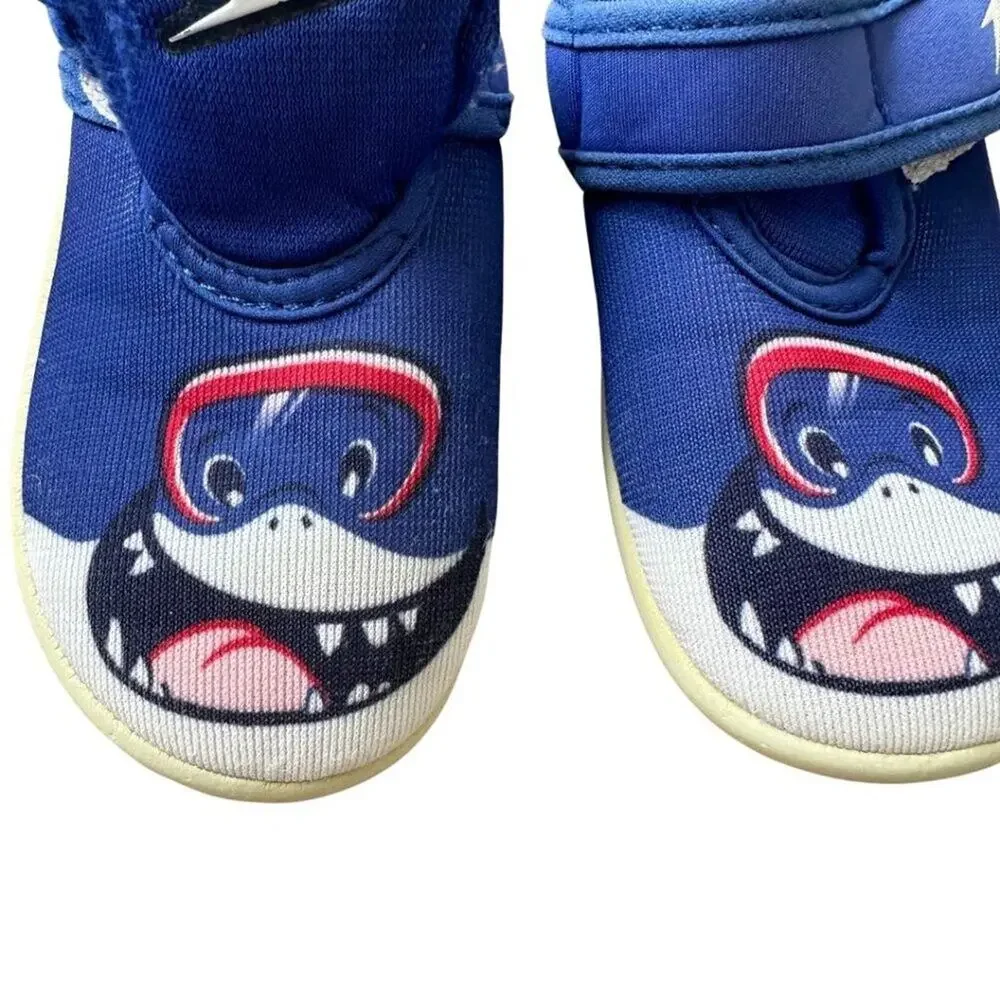 Speedo Kids Water Shoes Blue with Shark M (2-3 year)